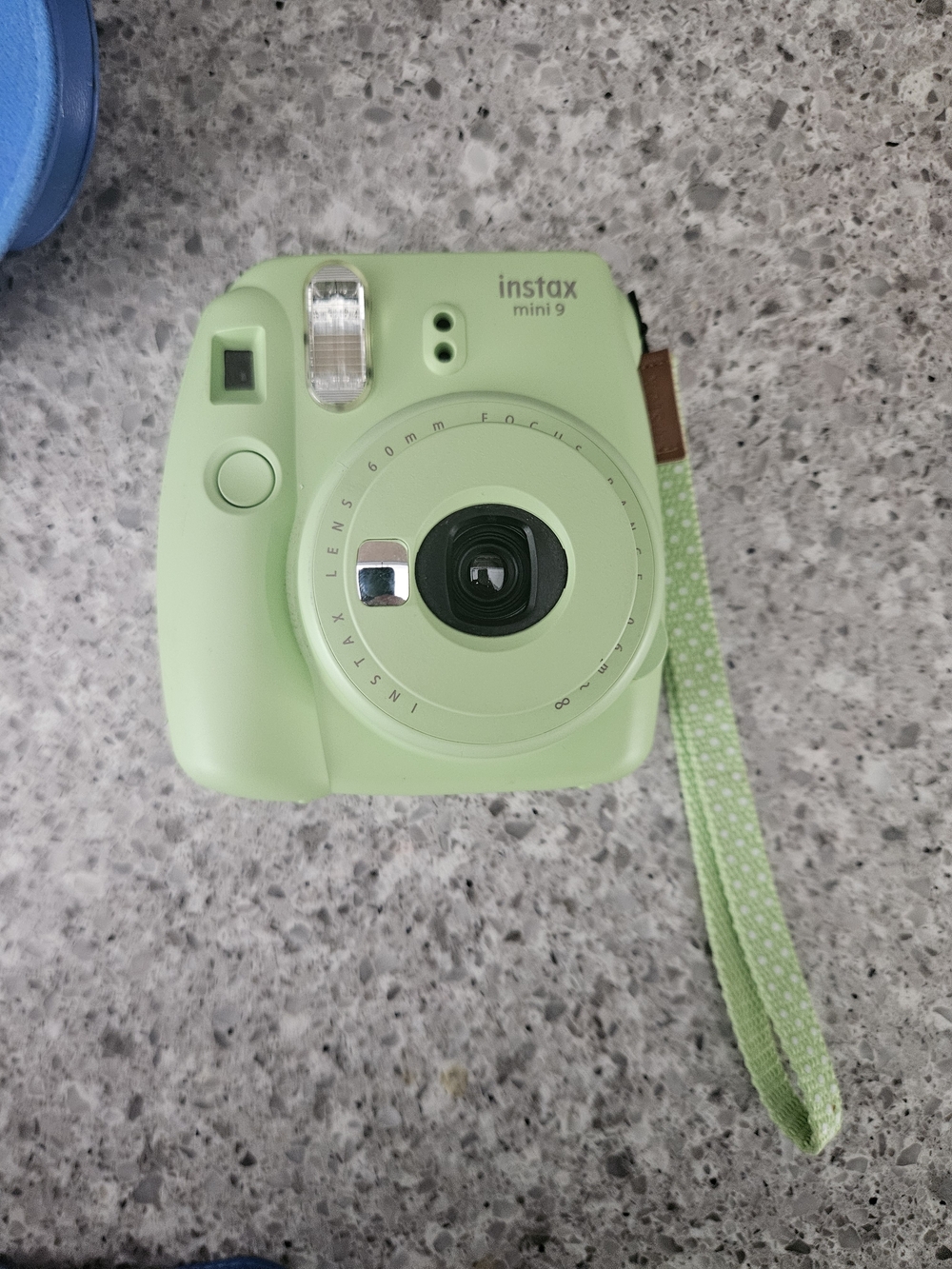 Instax mini 9 Instant Camera - Mint Green With Carrying Case.